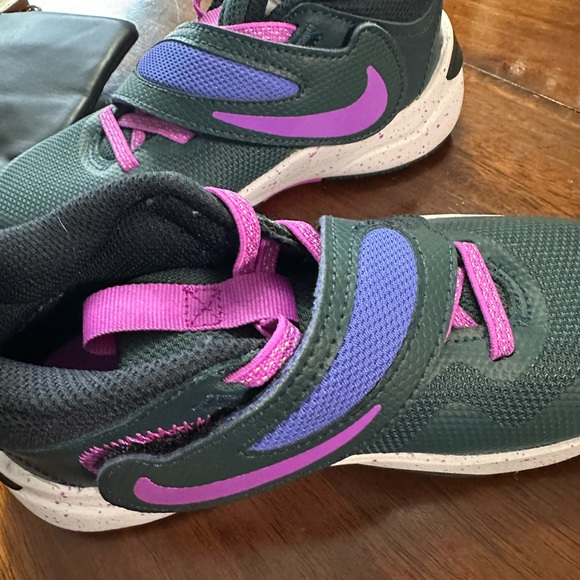 Nike Green and Purple Sneakers with Slip-On Design - Picture 1 of 9